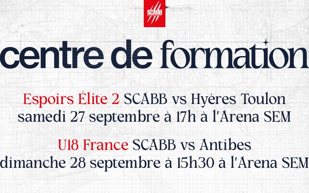 Un week-end 100% SCABB Lab à l’Arena SEM